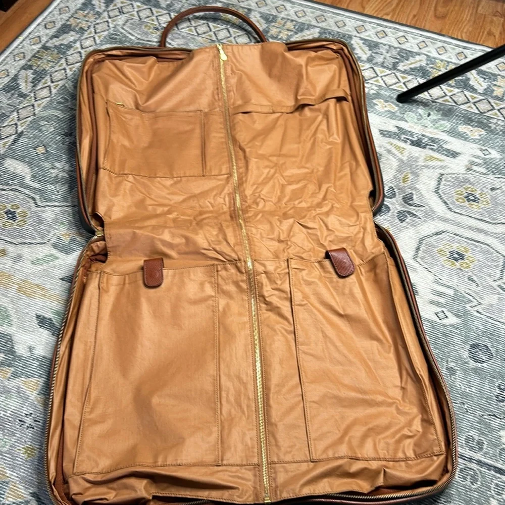 Vintage Bottega Veneta textured leather garment bag